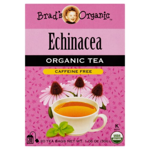 Brad's Organic Echinacea Organic Tea Bags, 20 count, 1.06 oz