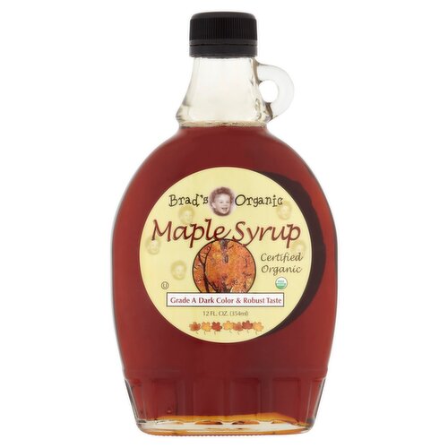 Brad's Organic Maple Syrup, 12 fl oz