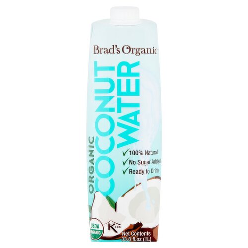 Brad's Organic Organic Coconut Water, 33.8 fl oz