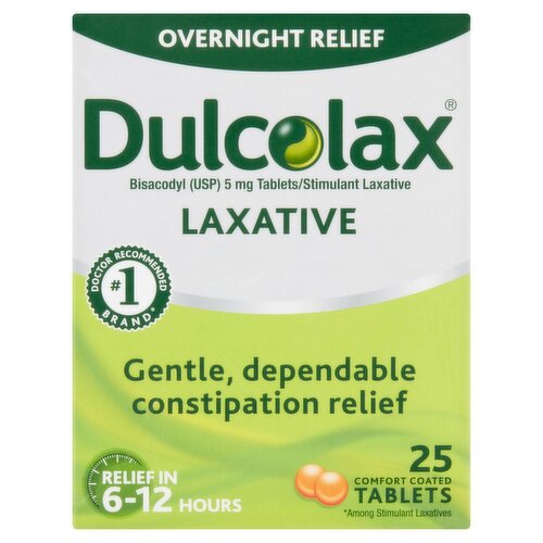 Dulcolax Laxative Tablets, 25 count