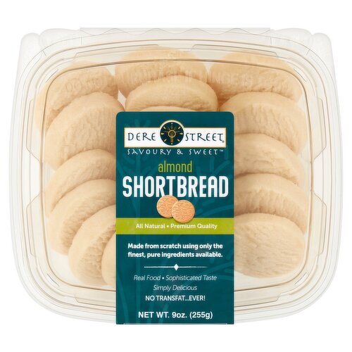 Dere Street Savoury & Sweet Almond Shortbread, 9 oz