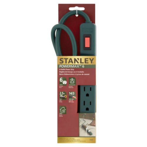 Stanley Powermax 6-Outlet Power Strip