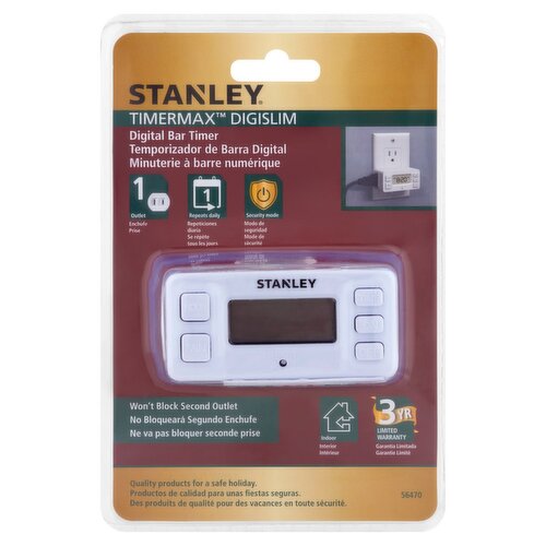 Stanley Timermax Digislim Digital Bar Timer