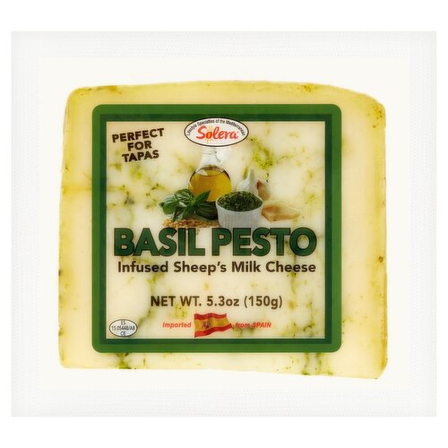 Solera Basil Pesto Infused Sheep's Milk Cheese, 5.3 oz