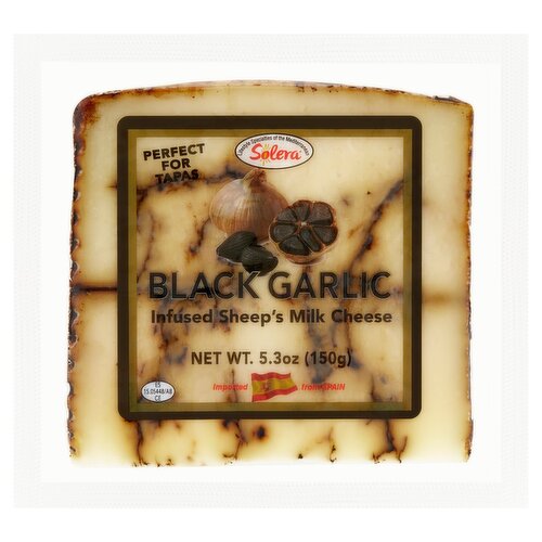 Solera Black Garlic Infused Sheep's Milk Cheese, 5.3 oz