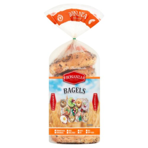 Bonanza Bialy Bagels, 6 count, 18 oz