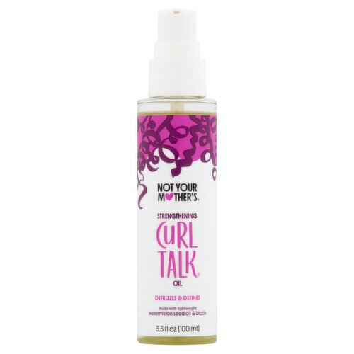 Not Your Mother's Curl Talk Defrizzes & Defines Strengthening Oil, 3.3 fl oz
