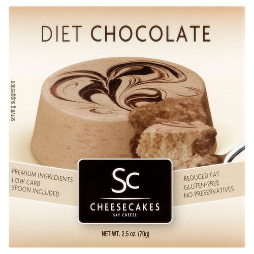 Say Cheese Diet Chocolate Cheesecake, 2.5 oz