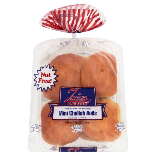 Zadies Bake Shop Mini Challah Rolls, 15 oz