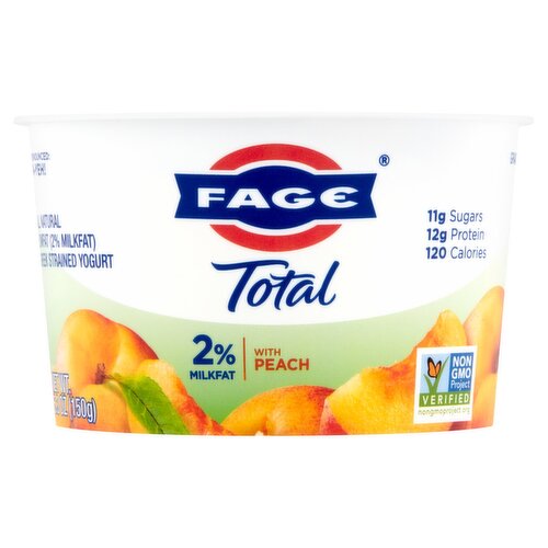 Fage Total 2% Milkfat All Natural Lowfat Greek Strained Yogurt, 5.3 oz