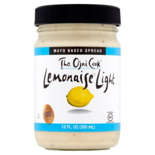 The Ojai Cook Lemonaise Light Mayo Based Spread, 12 fl oz