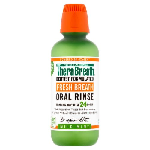 TheraBreath Mild Mint Fresh Breath Oral Rinse, 16 fl oz