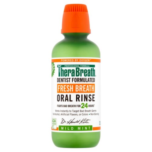 TheraBreath Mild Mint Fresh Breath Oral Rinse, 16 fl oz