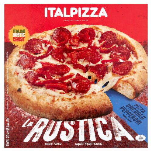 Italpizza La Rustica Uncured Pepperoni Pizza, 20.47oz