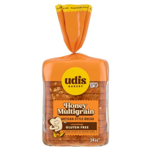 Udi's Honey Multigrain Artisan-Style Bread, 24 oz