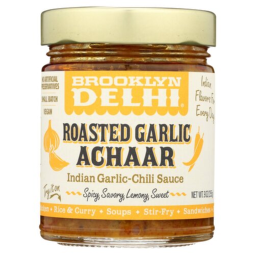 Brooklyn Delhi Roasted Garlic Achaar, 9 oz