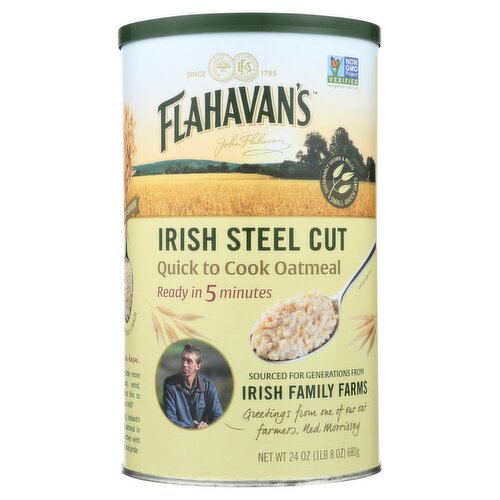 Flahavan's Irish Steel Cut Oatmeal, 24 oz