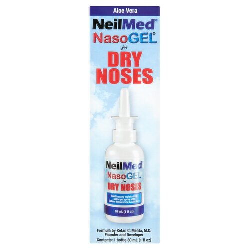 NeilMed NasoGel Drip Free Spray for Dry Noses, 1 fl oz