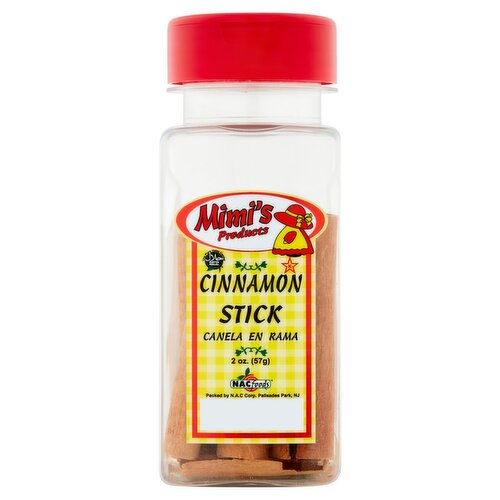 Nac Foods Mimi's Products Cinnamon Stick, 2 oz