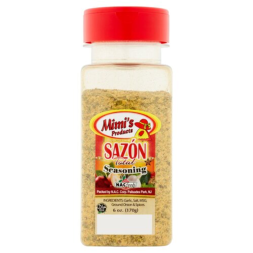 Nac Foods Mimi's Products Total Seasoning Sazón, 6 oz