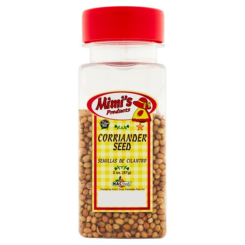 Mimi's Products Corriander Seed, 2 oz