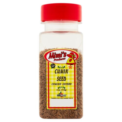 Mimi's Products Cumin Seed, 4 oz