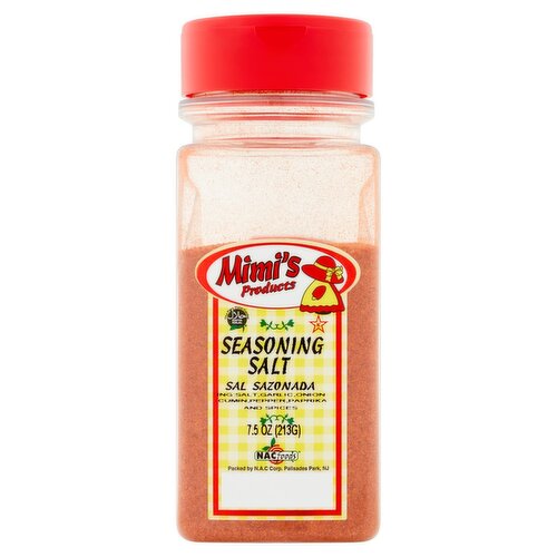 Mimi's Products Seasoning Salt, 7.5 oz