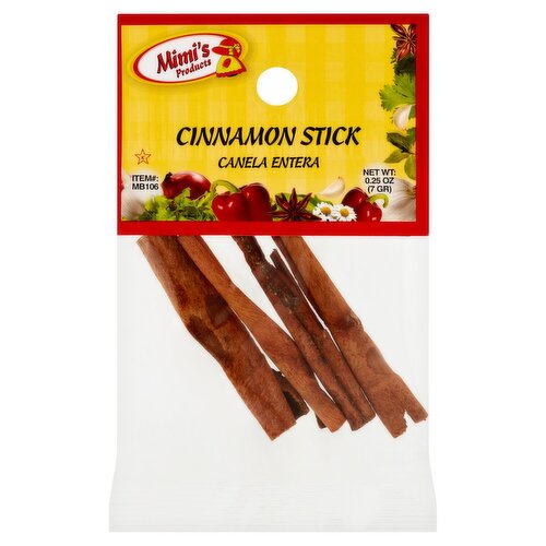 Mimi's Products Cinnamon Stick, 0.25 oz