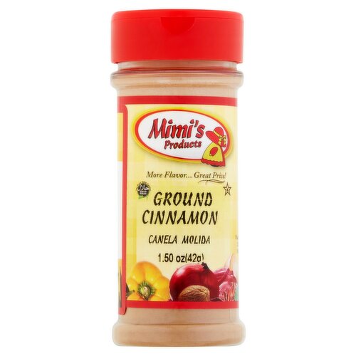 Mimi's Products Ground Cinnamon, 1.50 oz