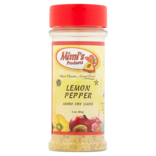 Mimi's Products Lemon Pepper, 3 oz