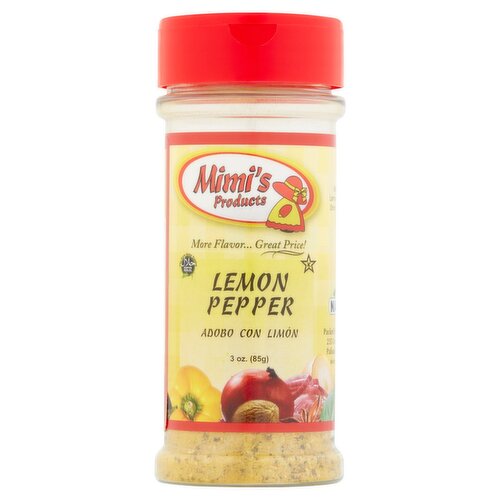 Mimi's Products Lemon Pepper, 3 oz