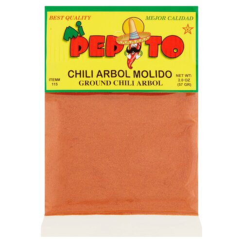 Mi Pepito Ground Chili Arbol, 2.0 oz