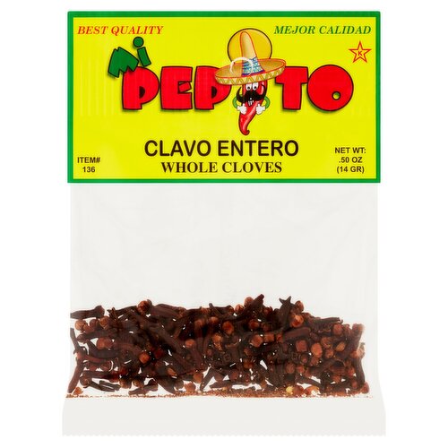 Mi Pepito Whole Cloves, .50 oz