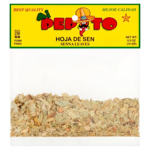 Pepito Senna Leaves, 0.5 oz