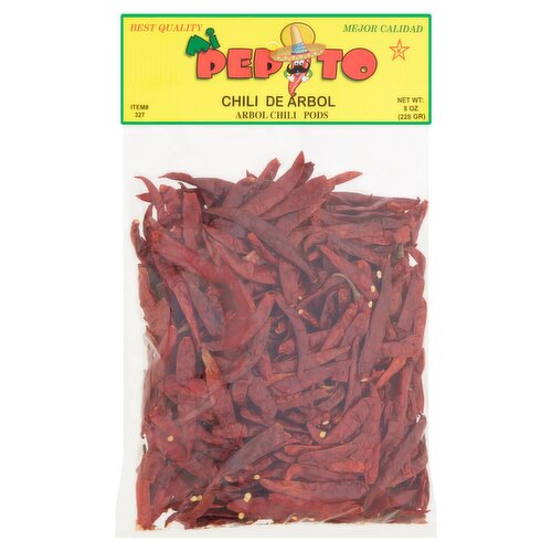 Mi Pepito Arbol Chili Pods, 8 oz