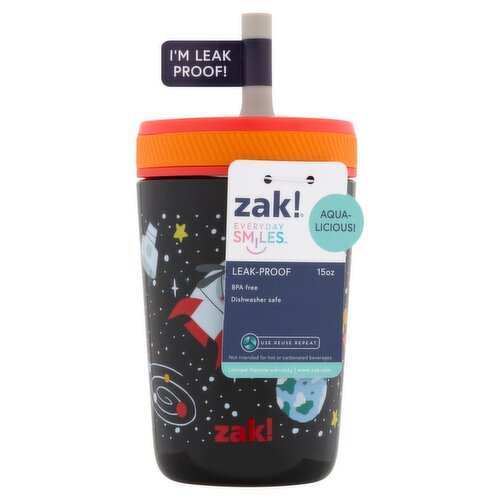 Zak! Everyday Smiles 15 oz Leak-Proof Tumbler - ShopRite