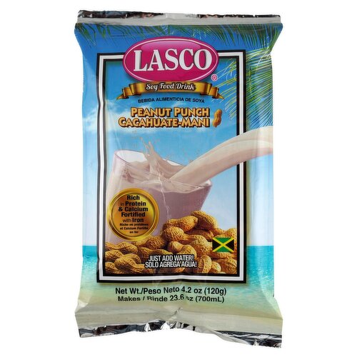 Lasco Peanut Punch Soy Food Drink, 4.2 oz