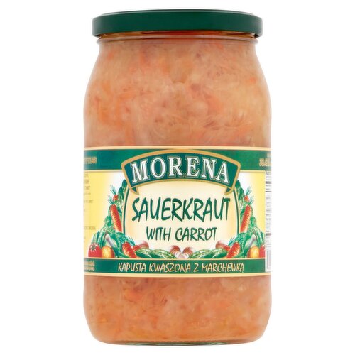 Morena Sauerkraut with Carrot, 30.42 fl oz