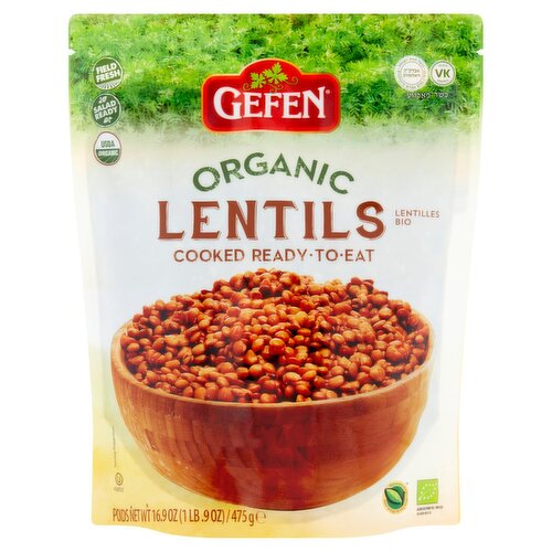 Gefen Organic Lentils, 16.9 oz