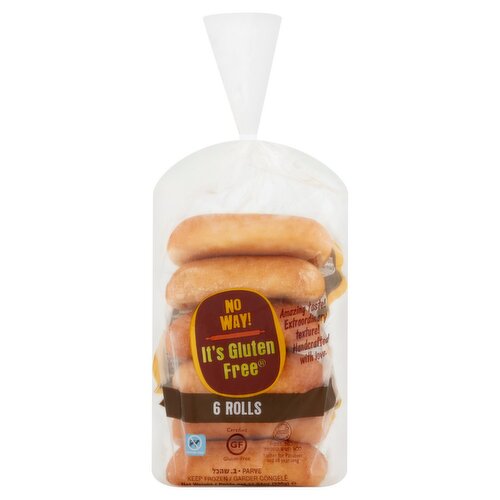 No Way! It's Gluten Free Rolls, 6 count, 11.64 oz