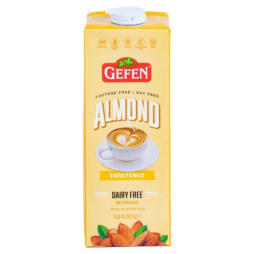 Gefen Almond Sweetened Dairy Free Beverage, 33.8 fl oz