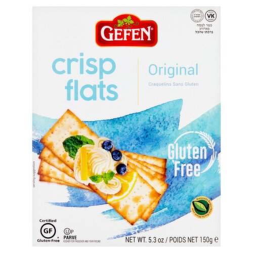 Gefen Original Gluten Free Crisp Flats, 5.3 oz