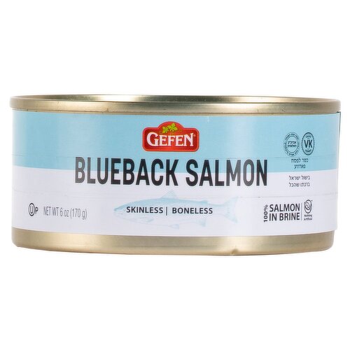 Gefen Skinless Boneless Blueback Salmon, 6 oz