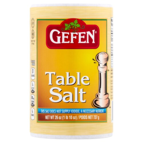 Gefen Table Salt, 26 oz