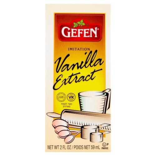 Gefen Imitation Vanilla Extract, 2 fl oz