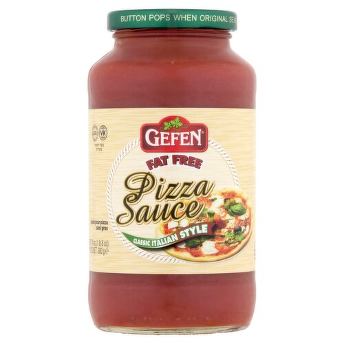 Gefen Fat Free Classic Italian Style Pizza Sauce, 24 oz