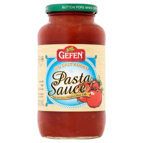 Gefen No Salt Added Pasta Sauce, 26 oz