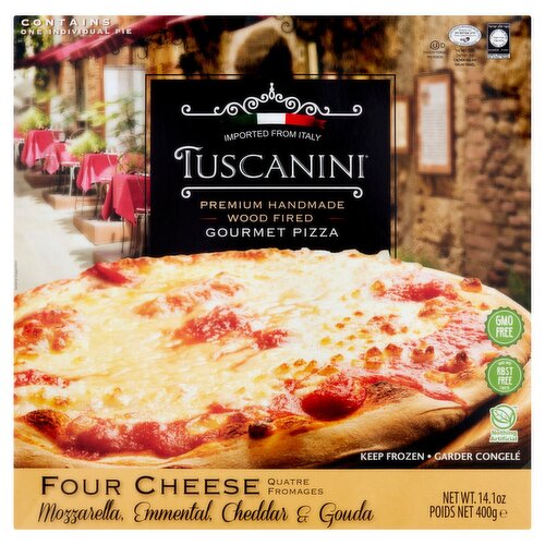 Tuscanini Four Cheese Gourmet Pizza, 14.1 oz