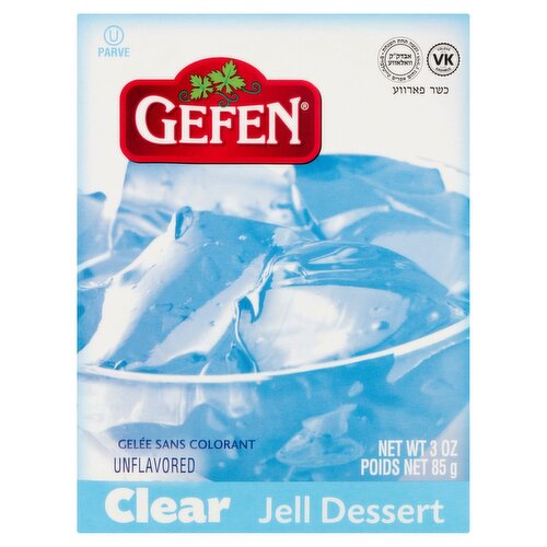 Gefen Unflavored Clear Jell Dessert, 3 oz