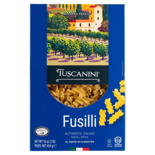 Tuscanini Authentic Italian Fusilli Pasta, 16 oz